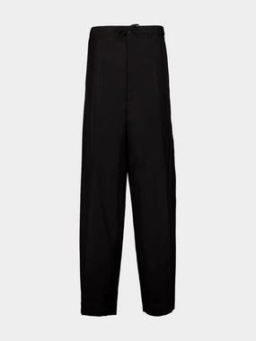 Black Fluid Tailored Pants Suits Mens - men's suits outlet