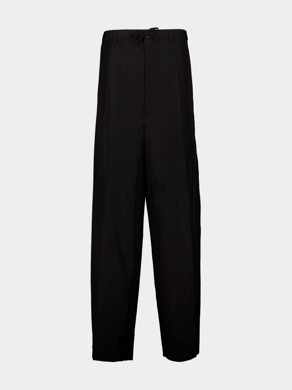 Black Fluid Tailored Pants Suits Mens - men's suits outlet
