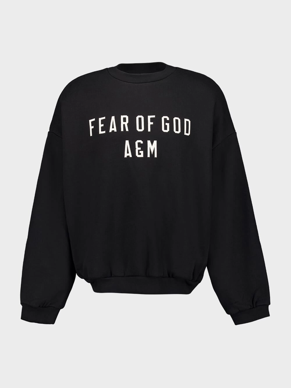 Black Heavy Fleece Sweater Tops Mens - thermal tops