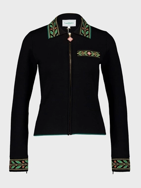 Black Laurel Knit Merino Wool Jacket Knitwear Womens - women's knitwear cheap