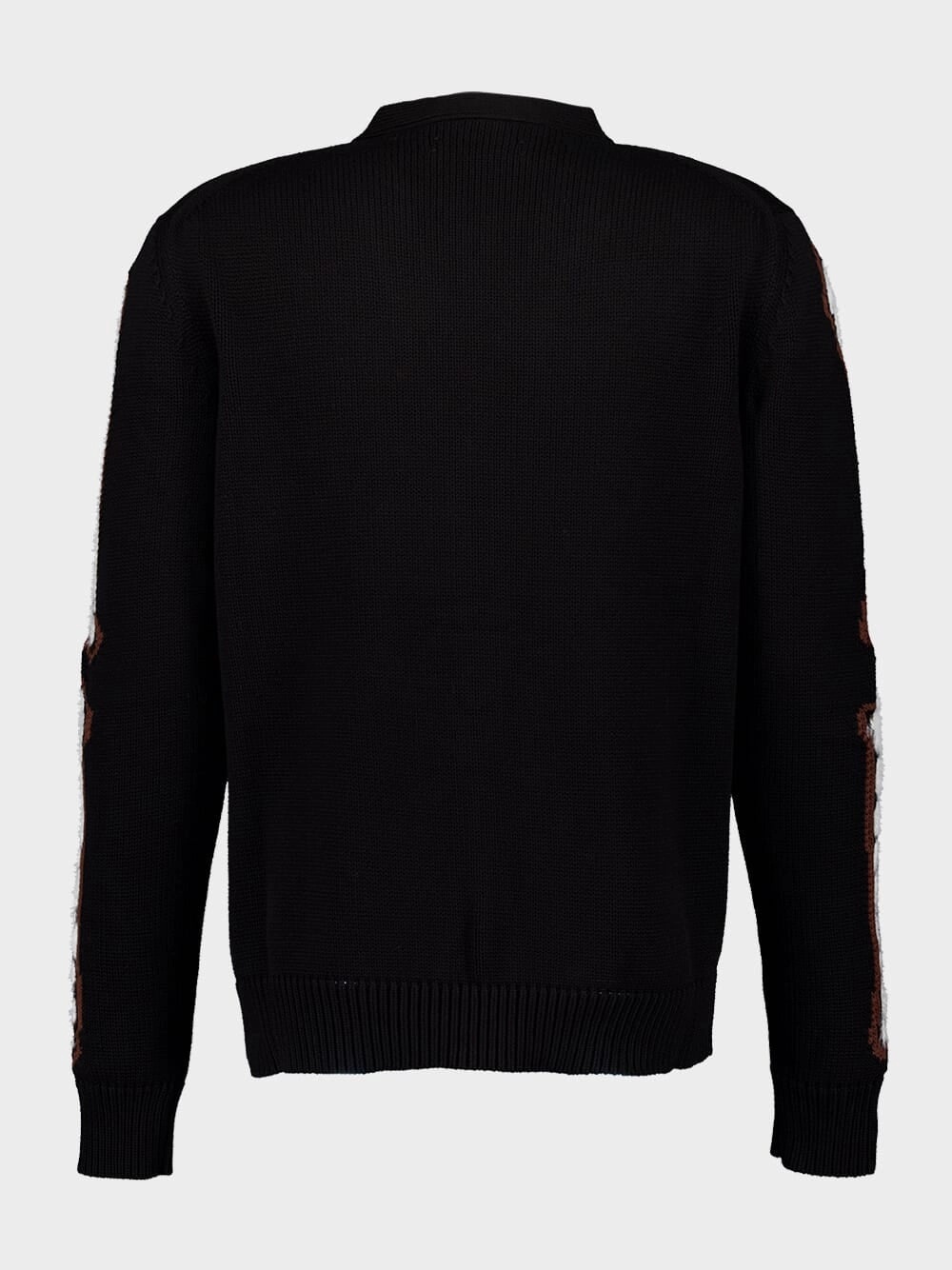 Black Leopard Bones Cardigan