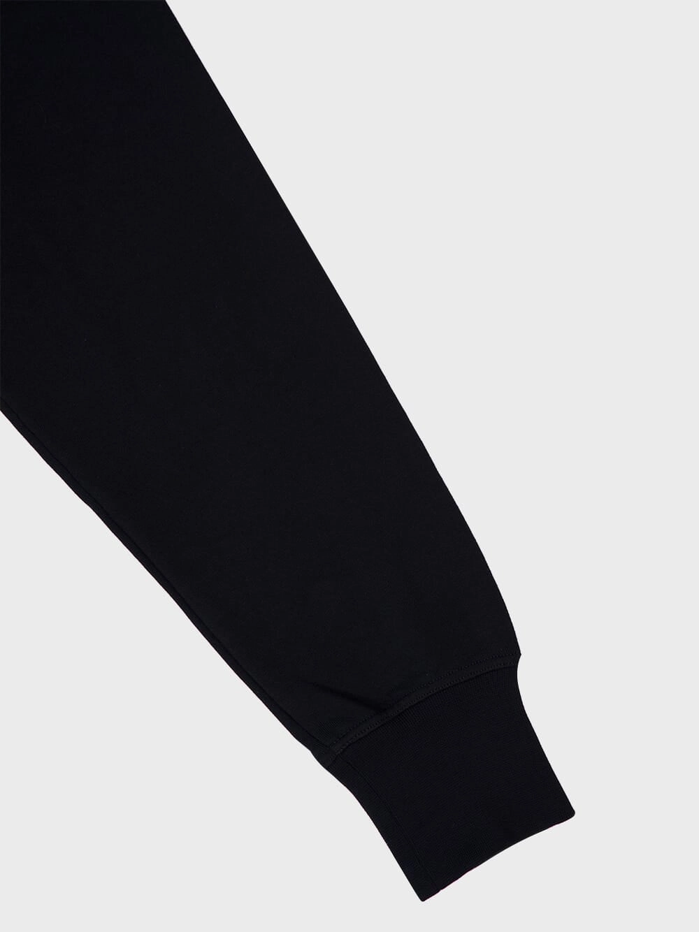 Black Logo Cotton Sweatshirt
