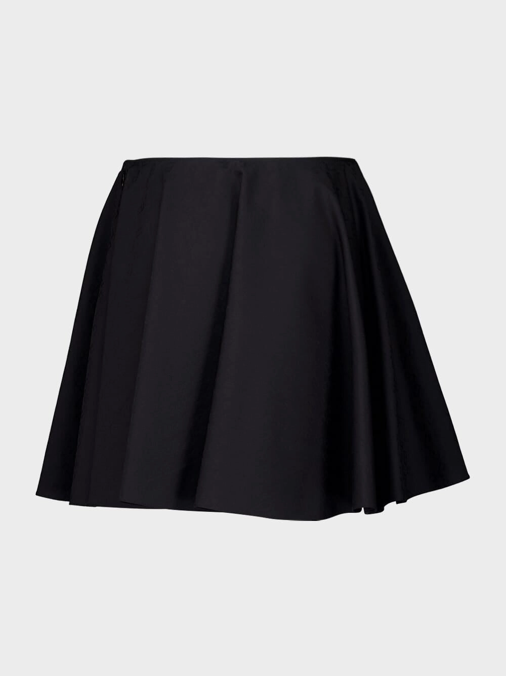 Black Monogram 72 Jacquard Skirt