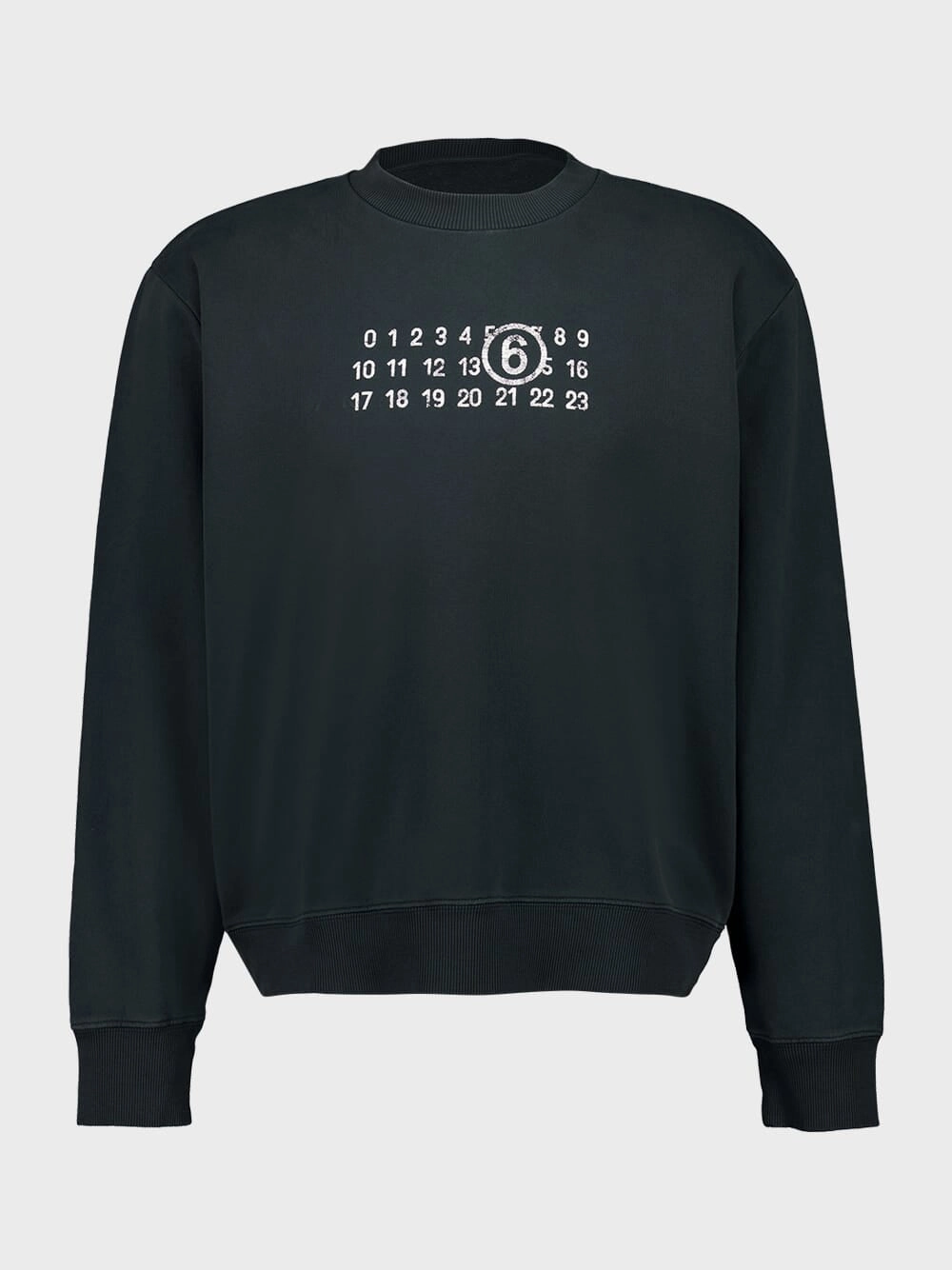 Black Numeric Sweatshirt
