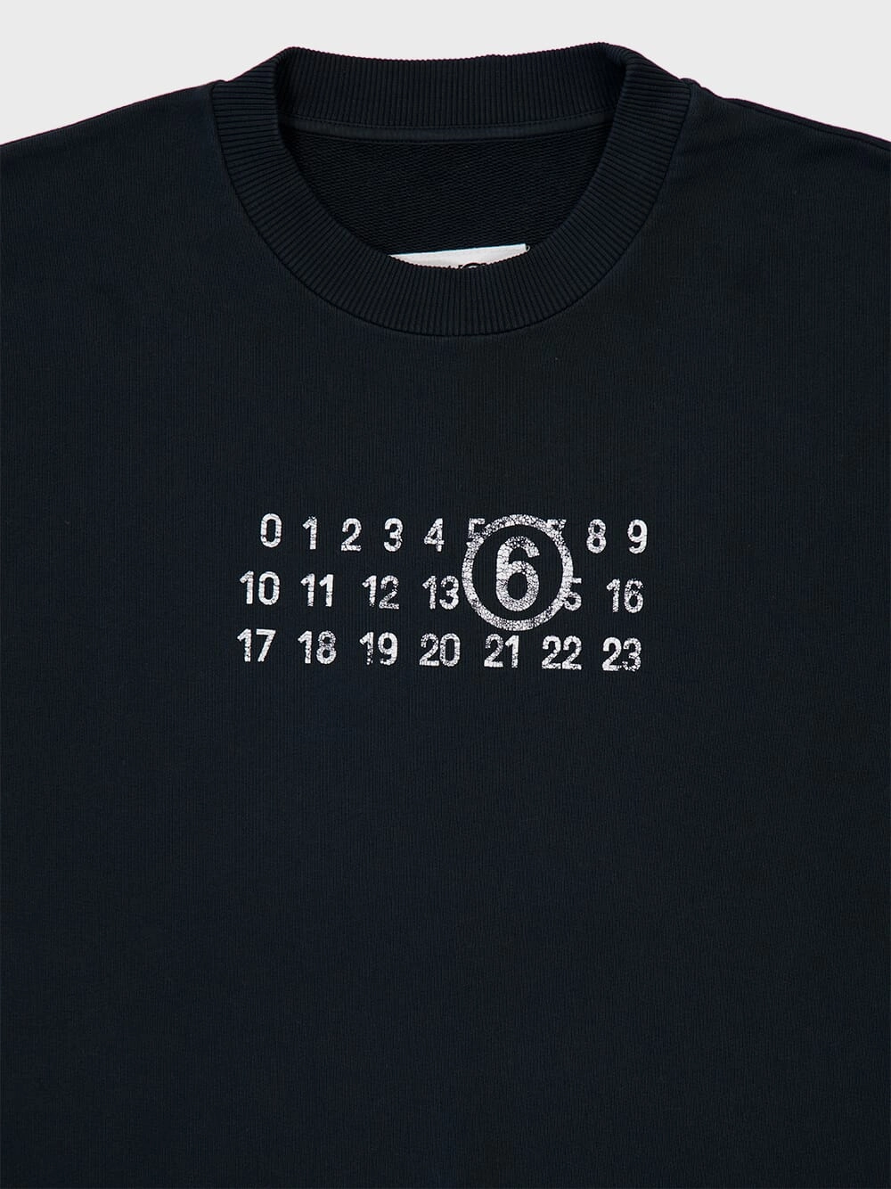 Black Numeric Sweatshirt