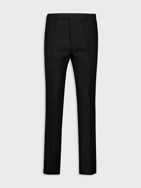 Black Pants Formal Fluid Drill Suits Mens - men's suits outlet