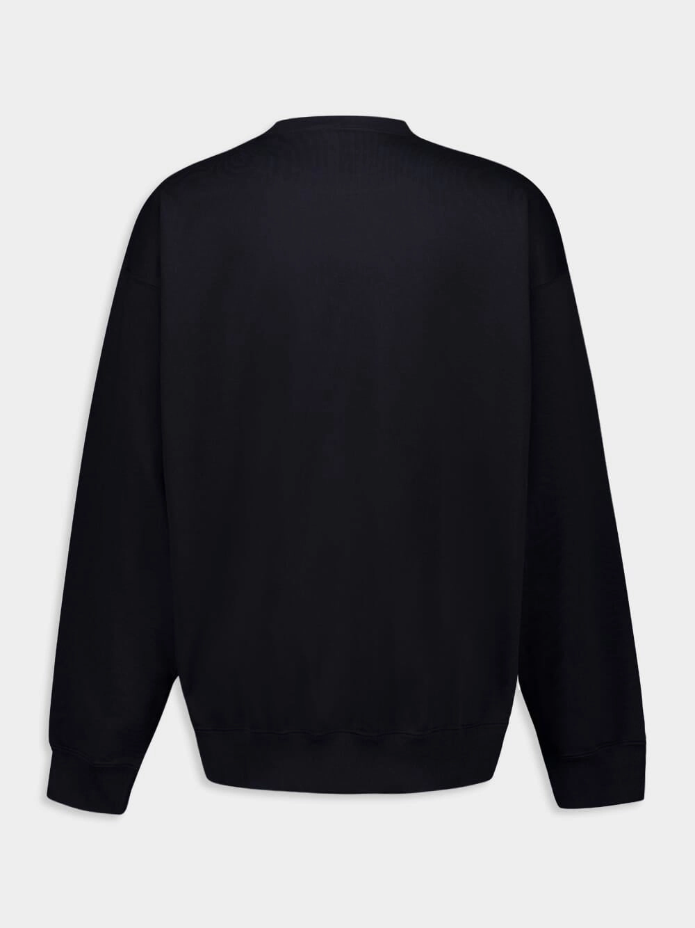 Black Relaxed Fit Sweatshirt
