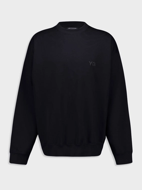 Black Relaxed Fit Sweatshirt Tops Mens - thermal tops