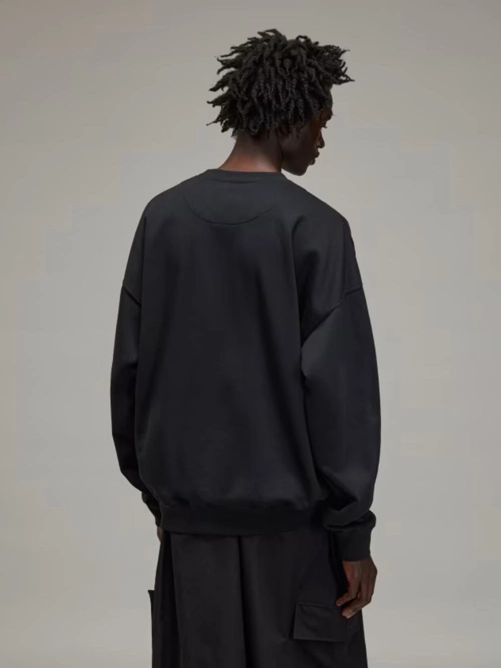 Black Relaxed Fit Sweatshirt