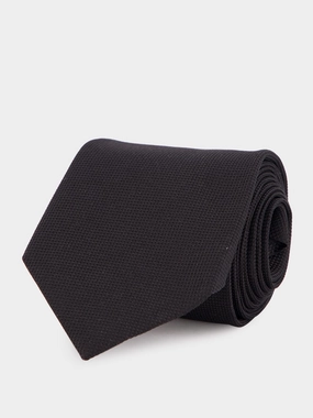 Black Solid Silk Tie Suits Mens - men's suits outlet
