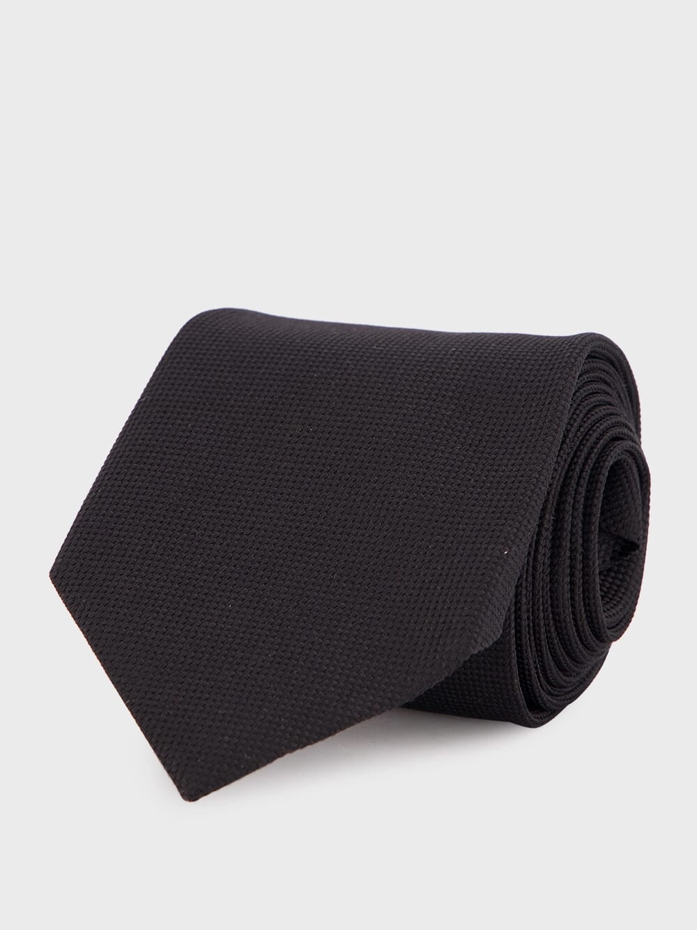 Black Solid Silk Tie Suits Mens - men's suits outlet