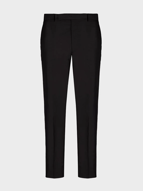 Black Technical Cotton Trousers Suits Mens - men's suits outlet