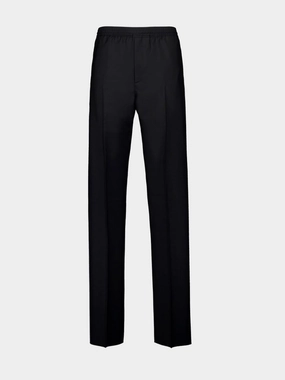 Black Wool and Mohair Joggers Suits Mens - men's suits outlet