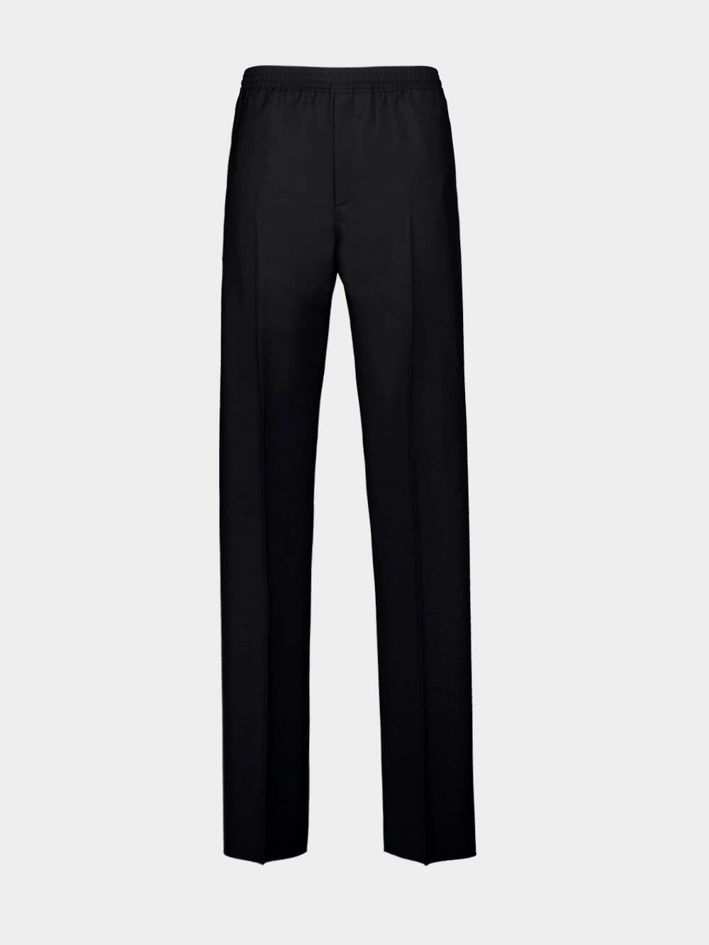 Black Wool and Mohair Joggers Suits Mens - men's suits outlet