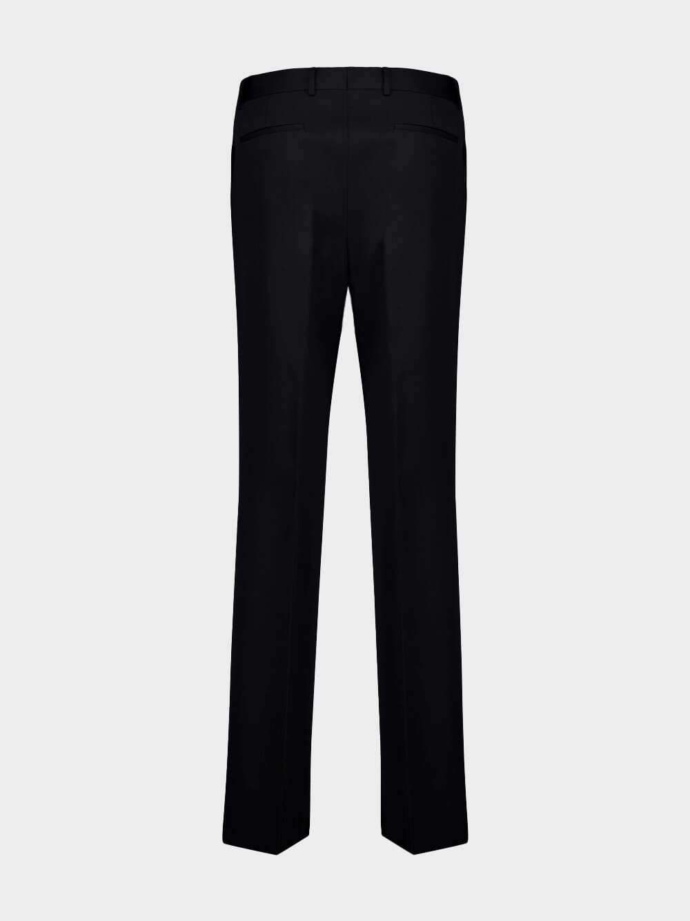 Black Wool Double-Breasted Suit
