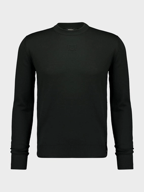 Black Wool Jumper Knitwear Mens - men's sweaters sale