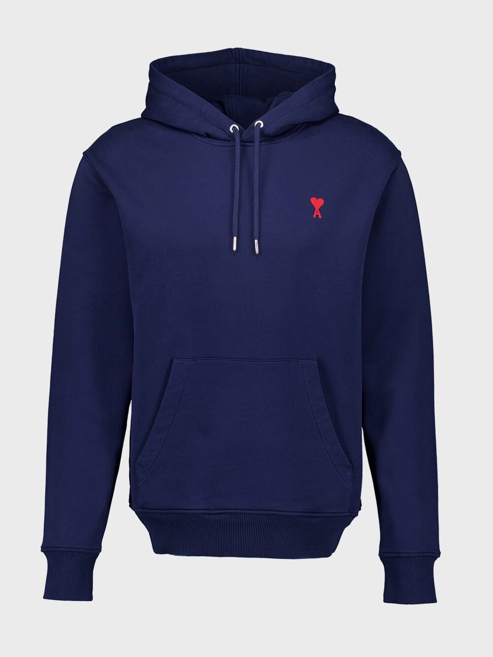 Blue Ami de Coeur Cotton Hoodie Tops Mens - thermal tops