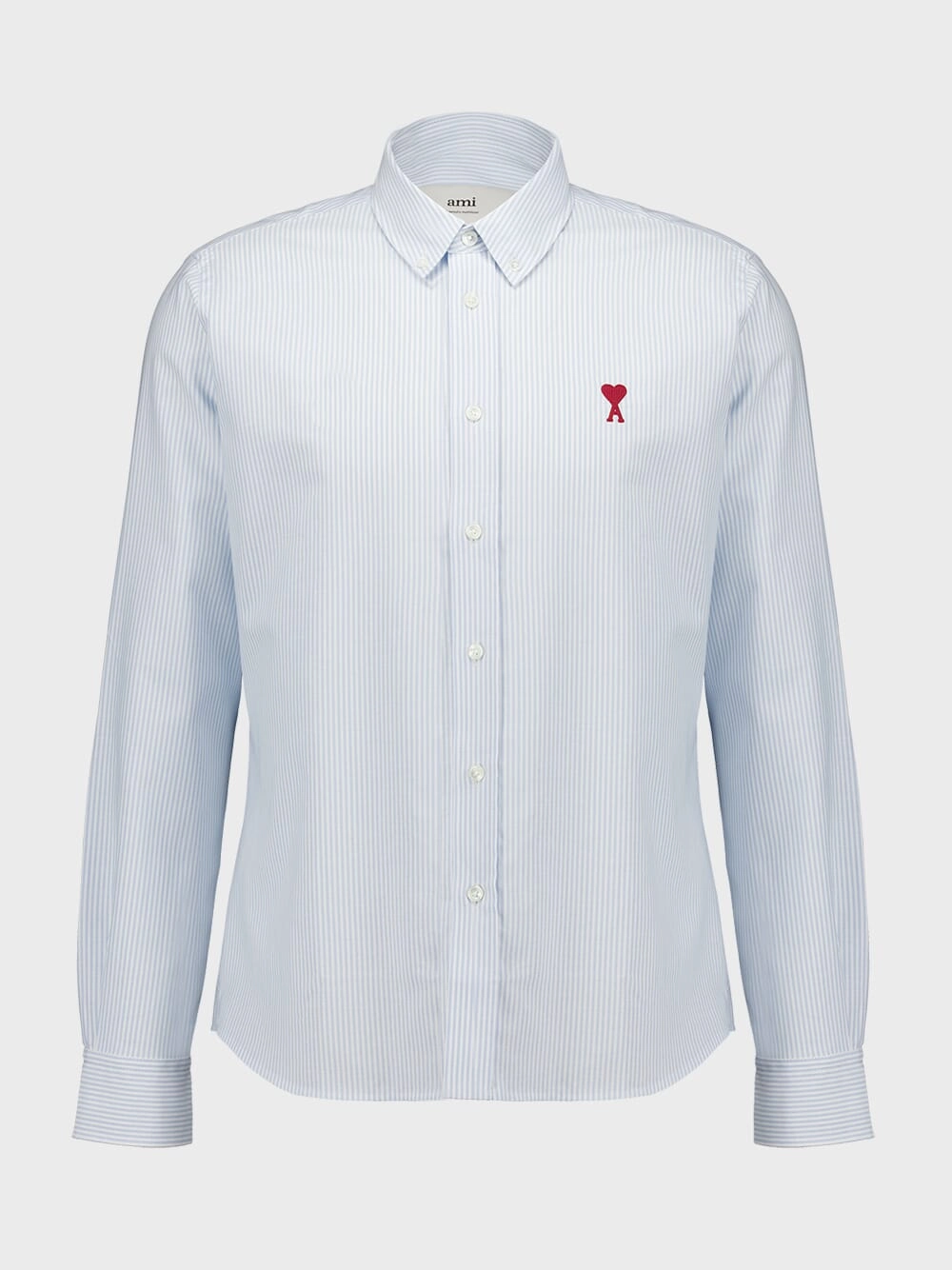 Blue Button-Down Ami de Coeur Shirt Suits Mens - men's suits outlet