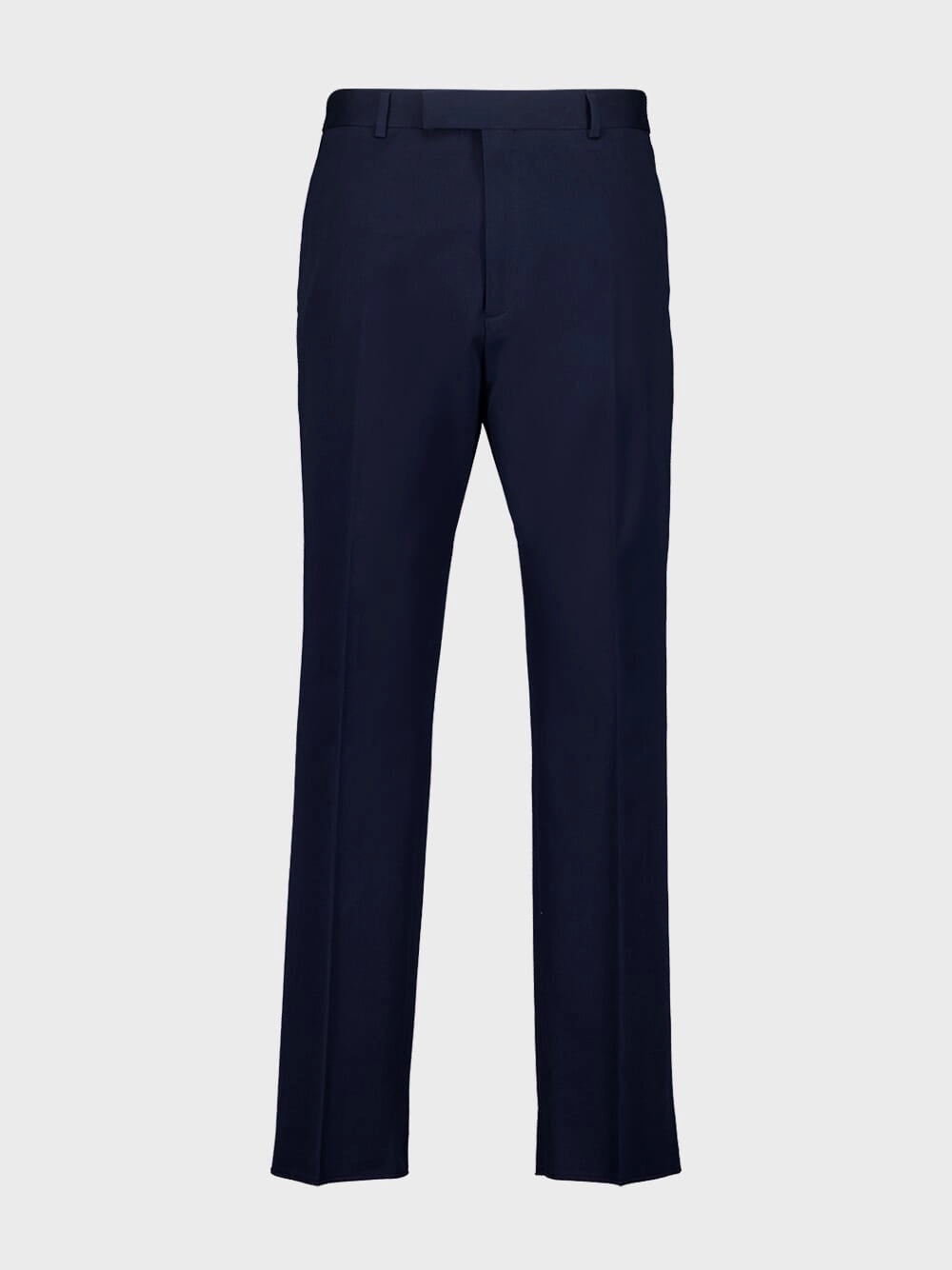 Blue Cotton Gabardine Pant with Web Suits Mens - men's suits outlet