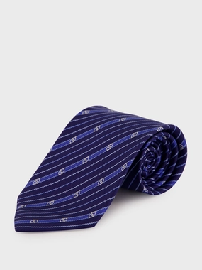 Blue Treccia Silk Tie Suits Mens - men's suits outlet