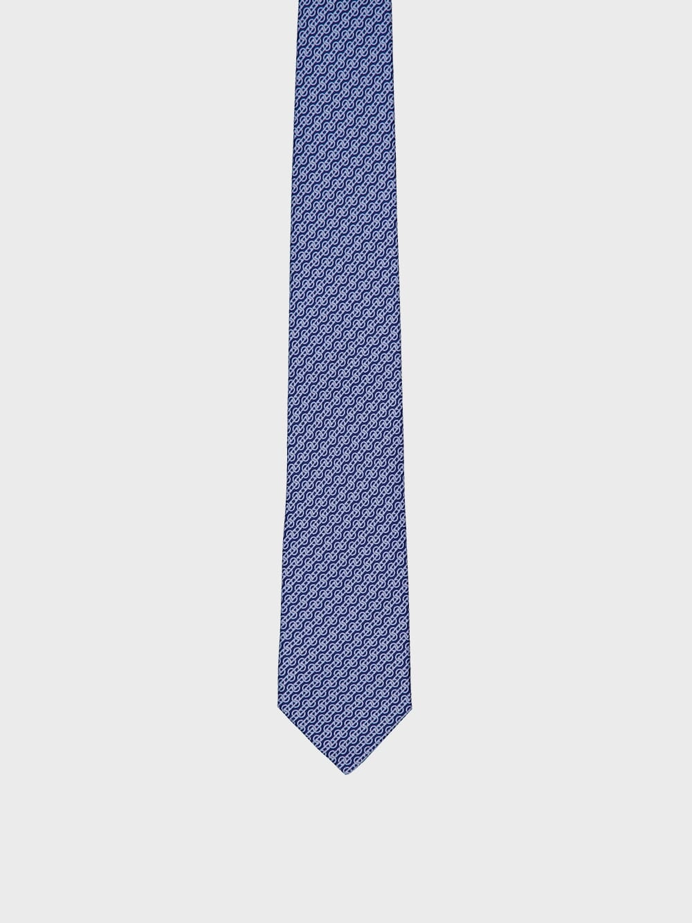 Blue Trofeo Silk Tie