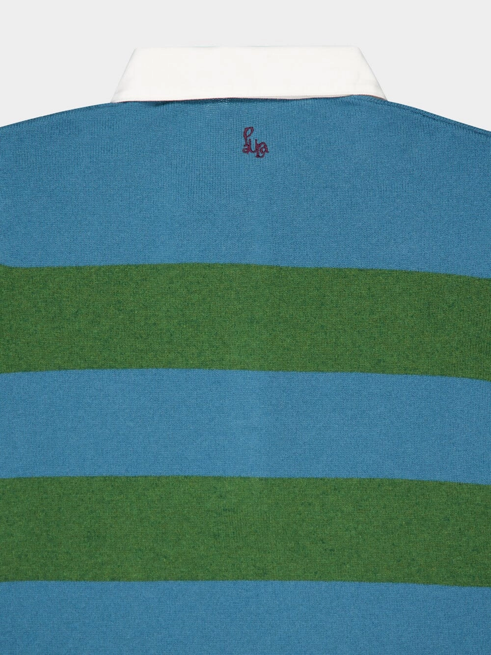 Blusher Stripped Cashmere Polo Shirt