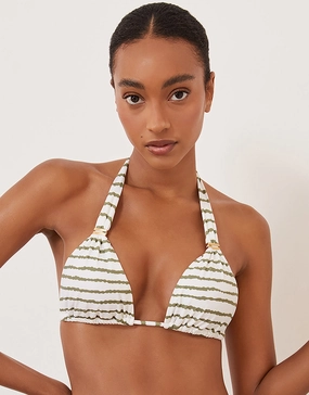 Borea Bia Tube Bikini Top - Stripe Swim Womens - beachwear discount