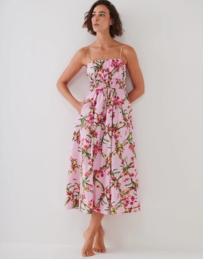 Botanique Dress - Tangy Pink Swim Womens - bikinis clearance