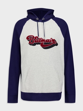 Bouclette 70s Cotton Hoodie Tops Mens - thermal tops