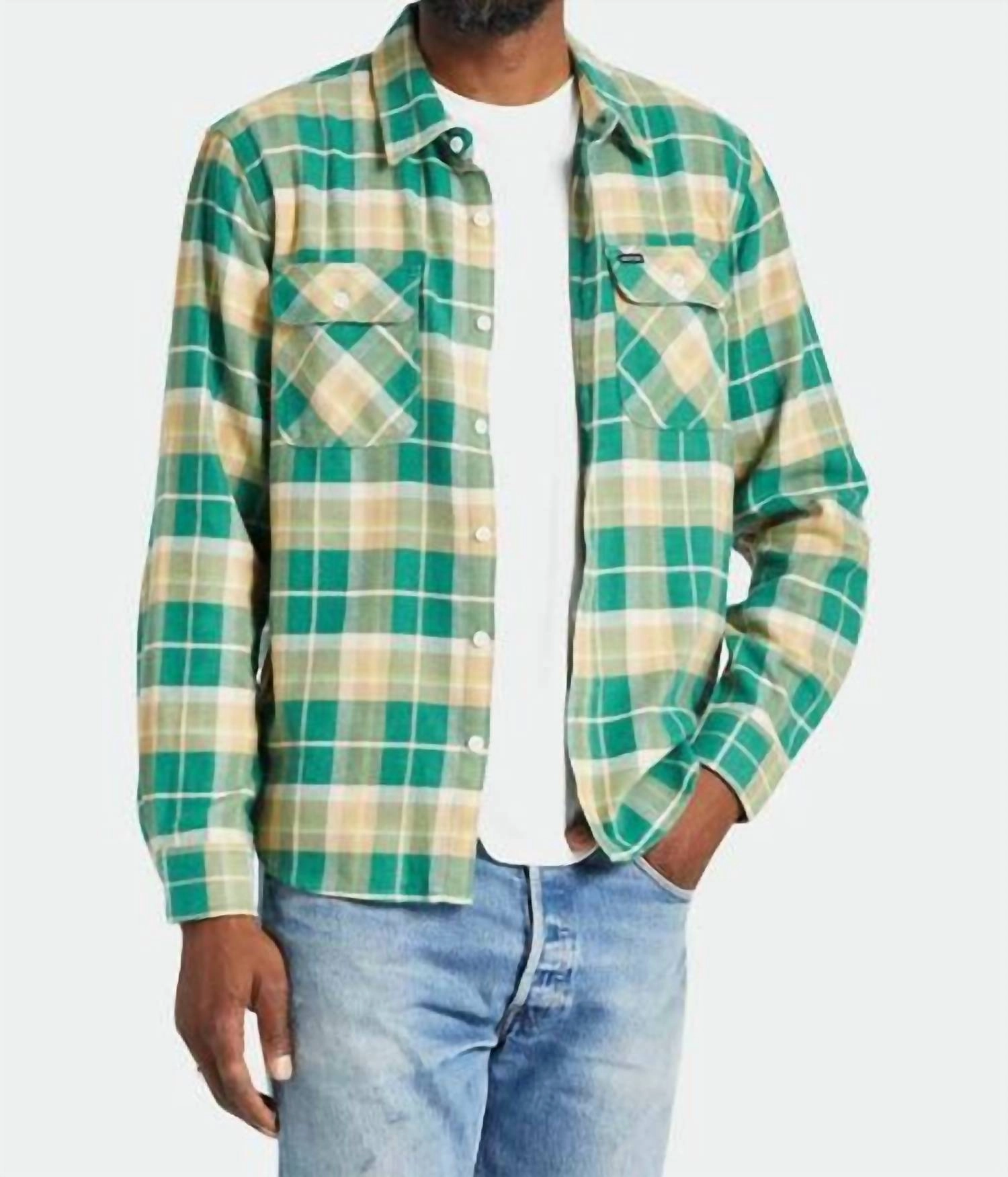 Bowery Flannel In Green