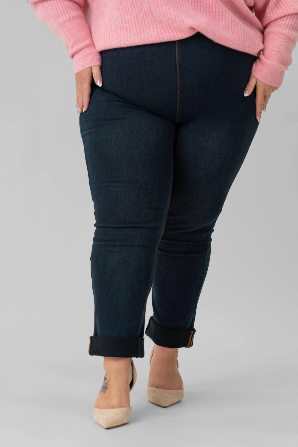 Boyfriend Denim Jean - Plus In Indigo womens leather pants outlet