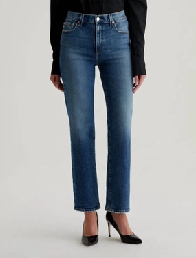 Brinley Mid-Rise Straight Denim Jeans In 15 Years Firenze womens trousers outlet
