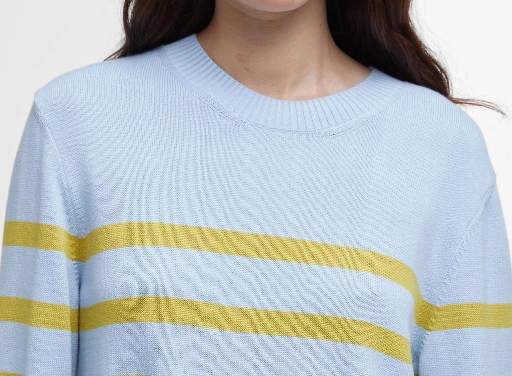 Bronya Knitted Jumper In Breeze Blue