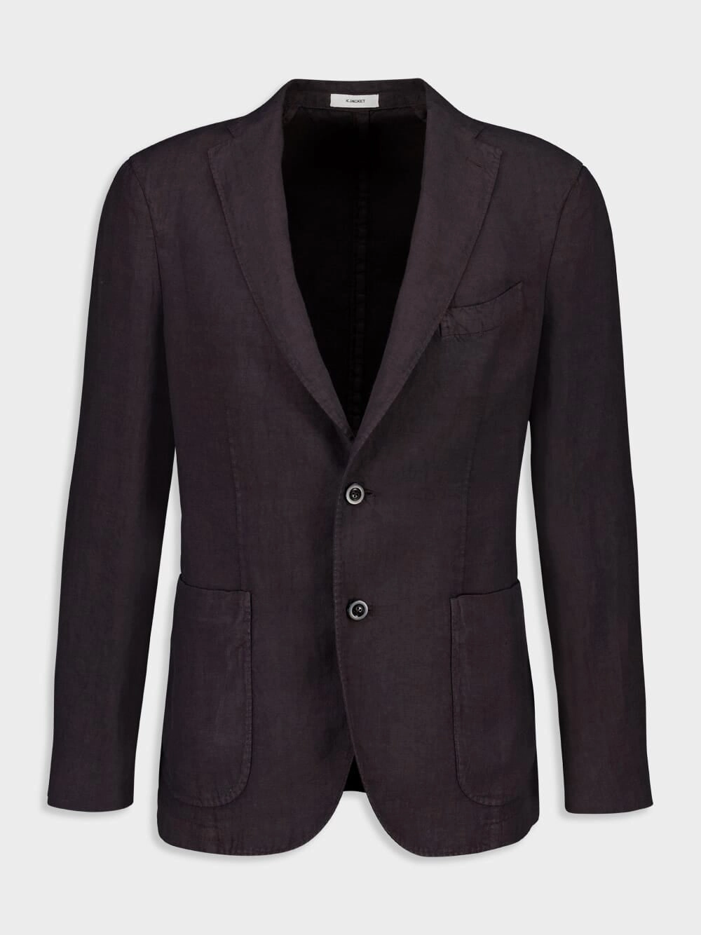 Brown Linen Two-Button Blazer Suits Mens - men's suits outlet
