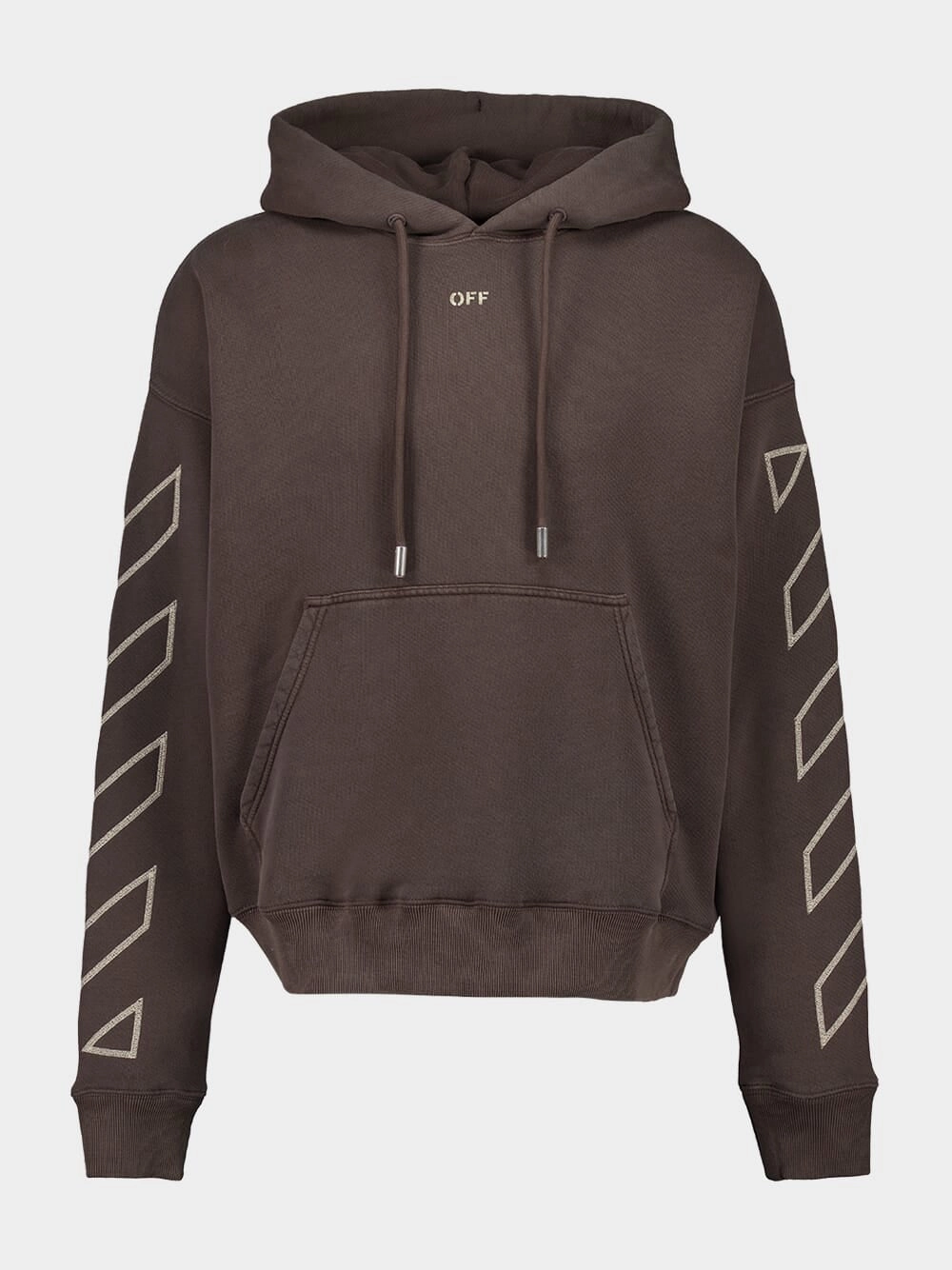 Brown Martyrdom Arrow Skate Hooded Sweatshirt Tops Mens - thermal tops