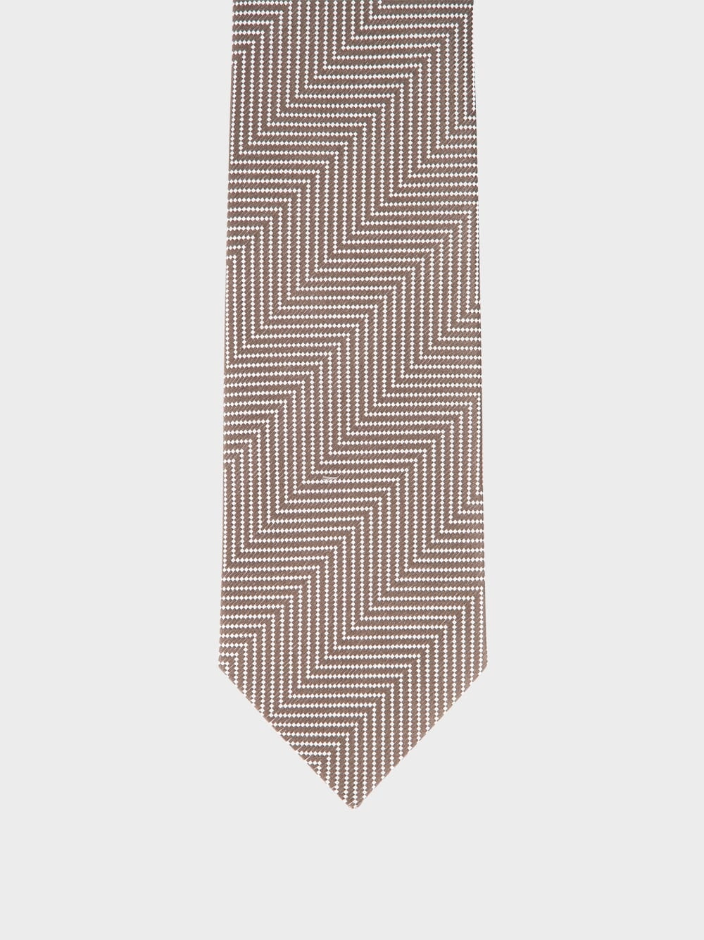 Brown Mulberry Silk Tie