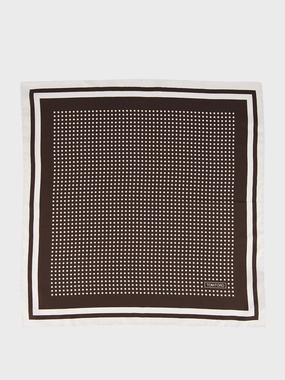 Brown Silk Pocket Square Suits Mens - men's suits outlet