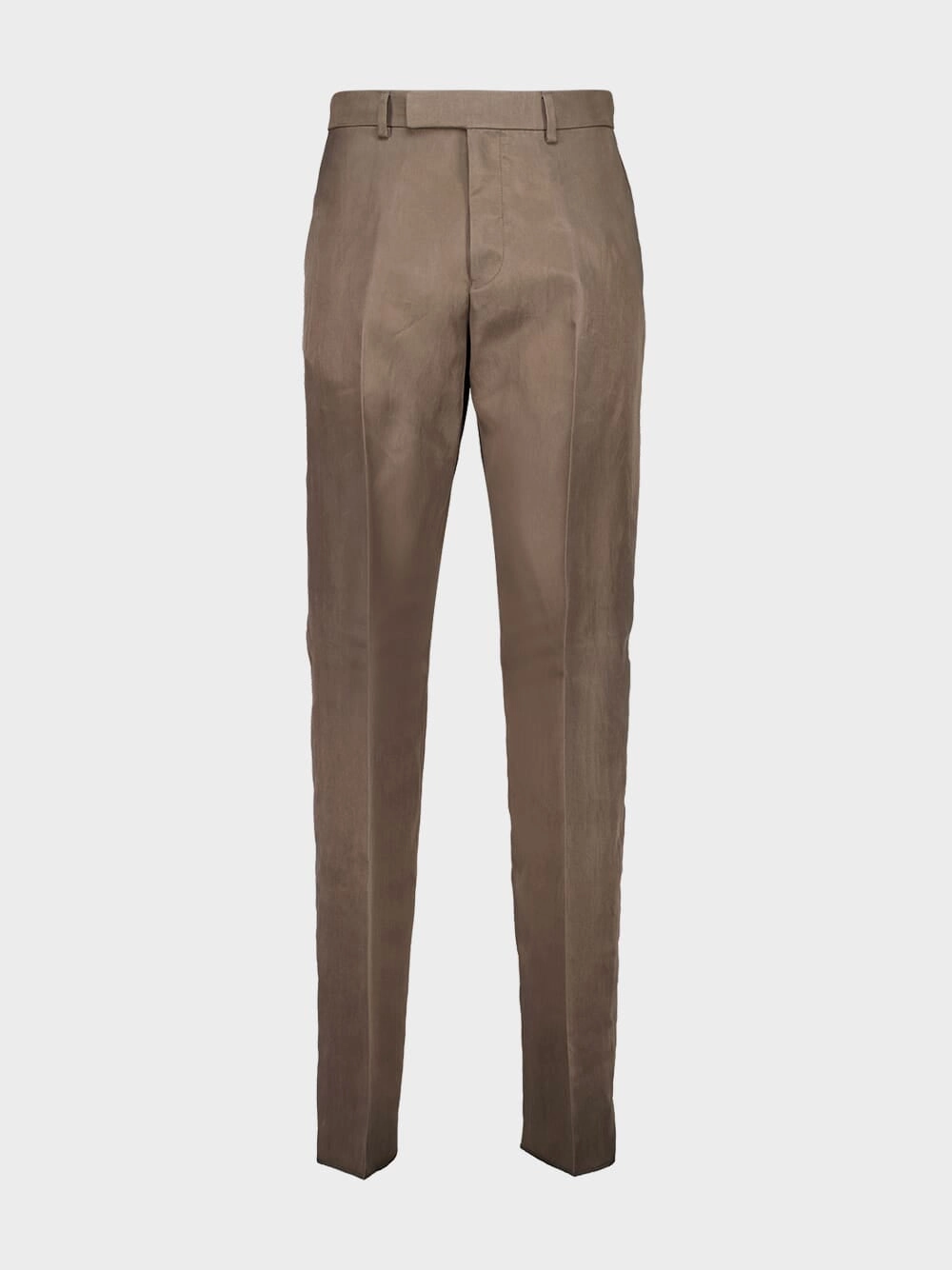Brown Straight-Fit Pleated Trousers Suits Mens - men's suits outlet