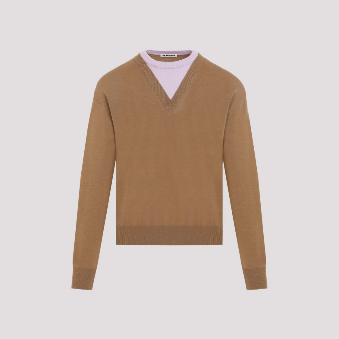 Brown Virgin Wool Pullover