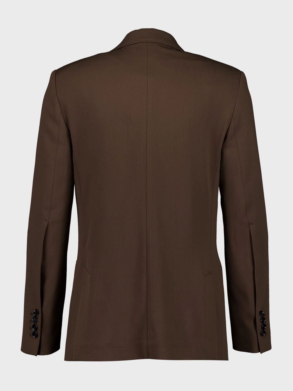 Brown Wool Semi-Lined Jacket