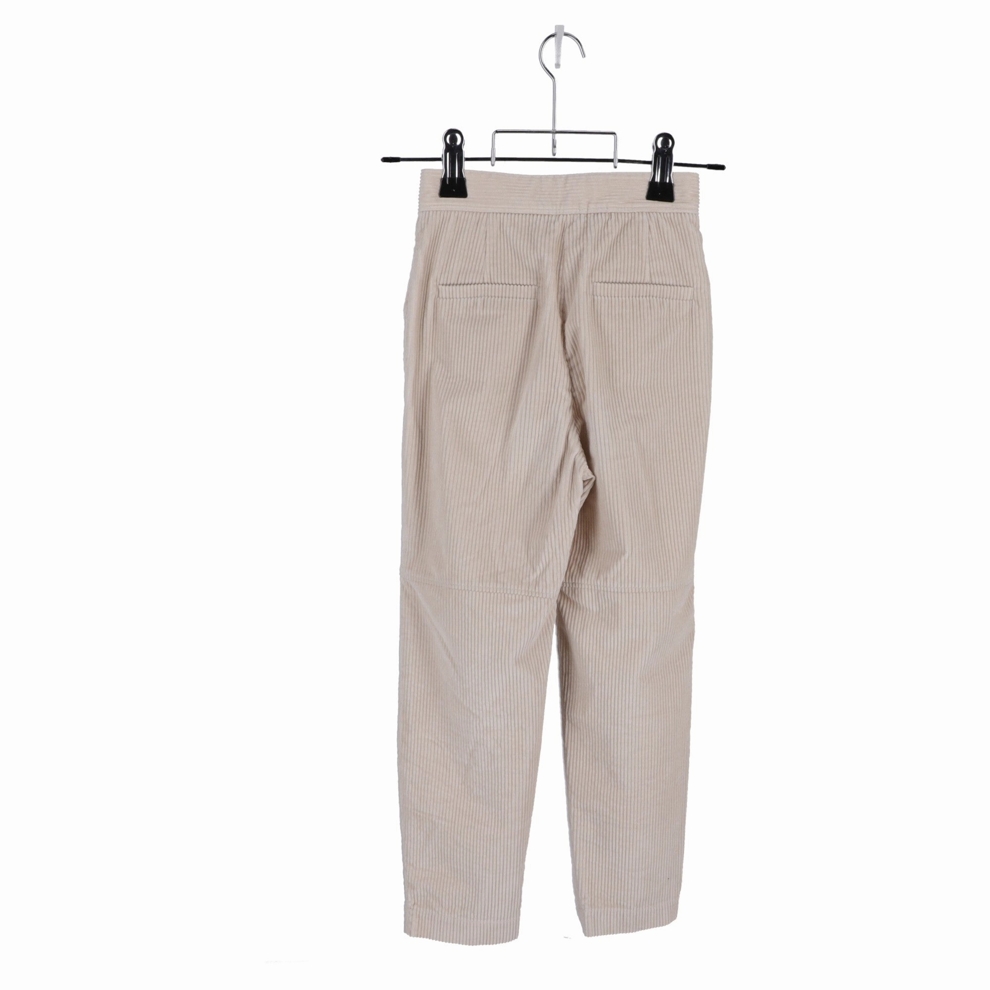 Brunello Cucinelli Wide-Leg Trousers in Beige Corduroy