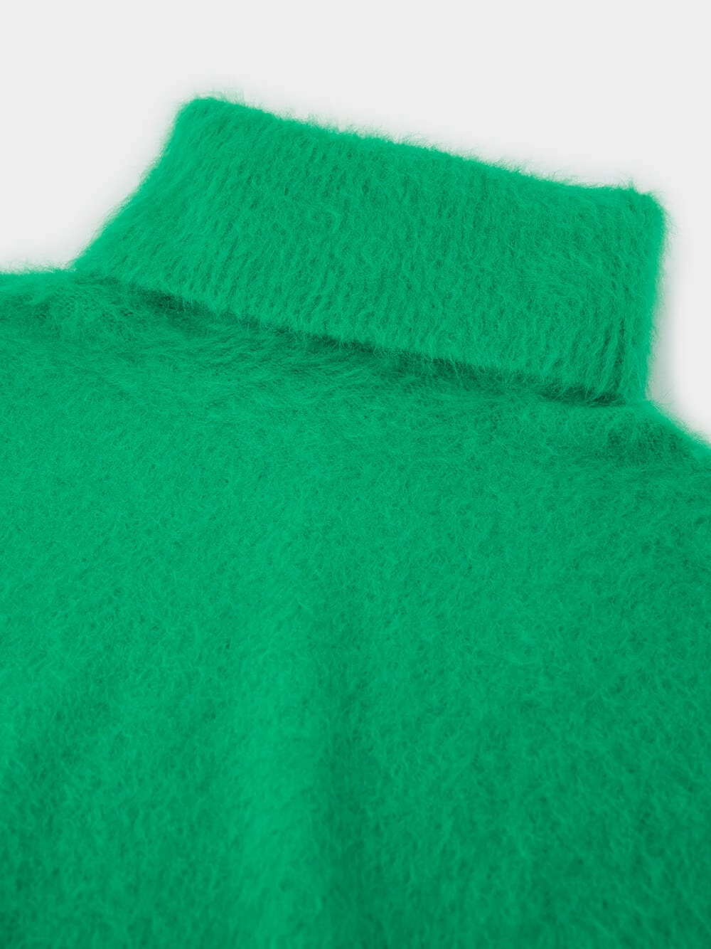 Brushed Mohair Jumper Mini Dress