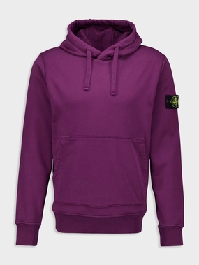 Burgundy Hooded Sweatshirt with Pouch Pocket Tops Mens - thermal tops