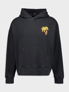 Burning Palm Hoodie Tops Mens - thermal tops