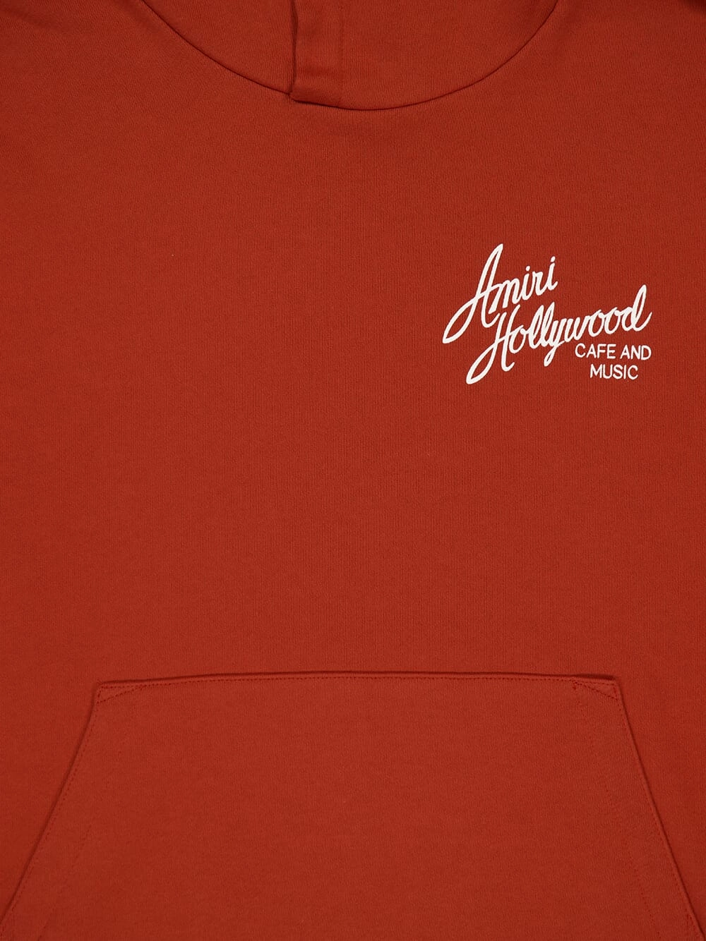 Burnt Orange Hollywood Hooded Sweatshirt