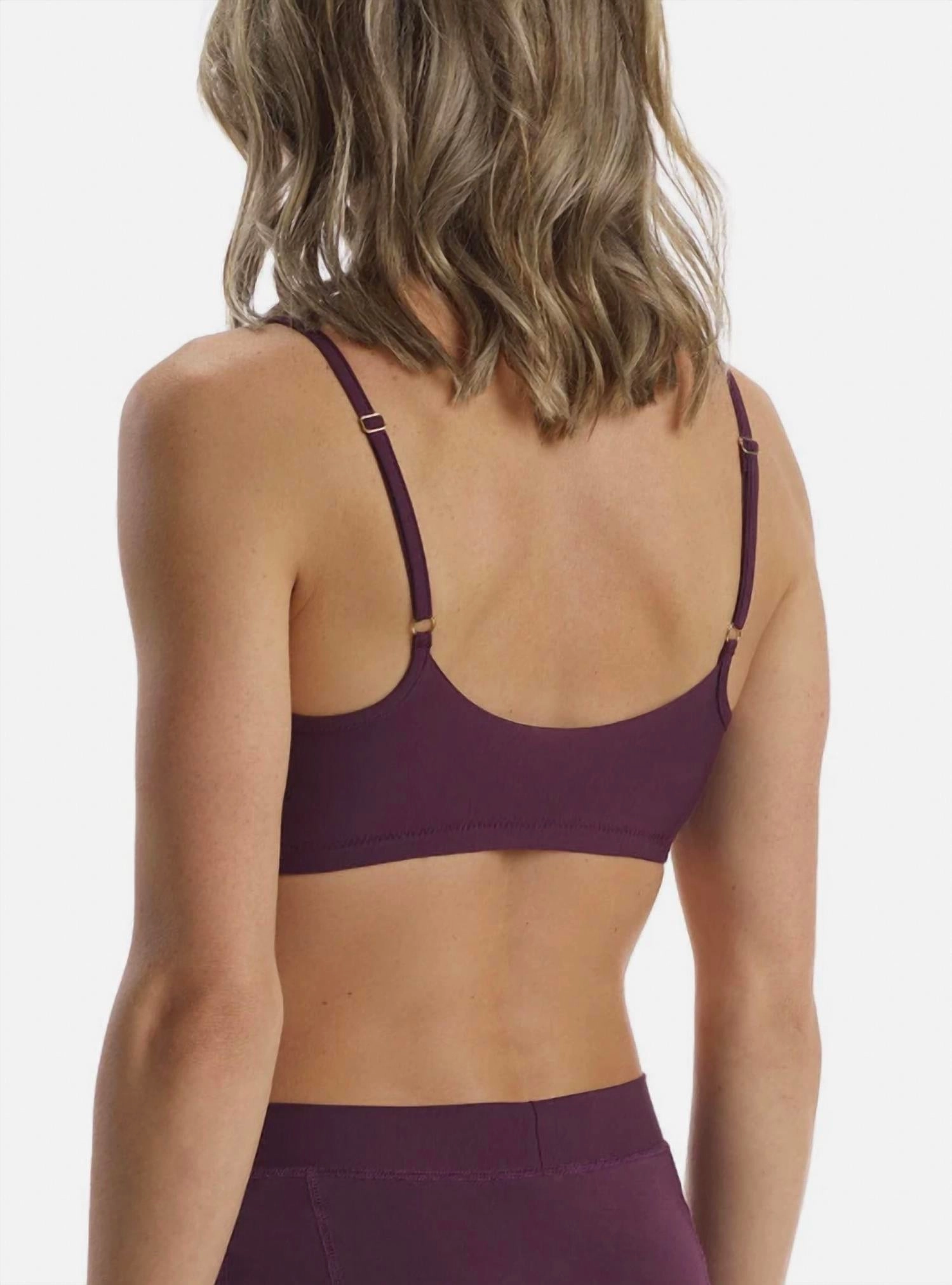 Butter Bralette In Currant