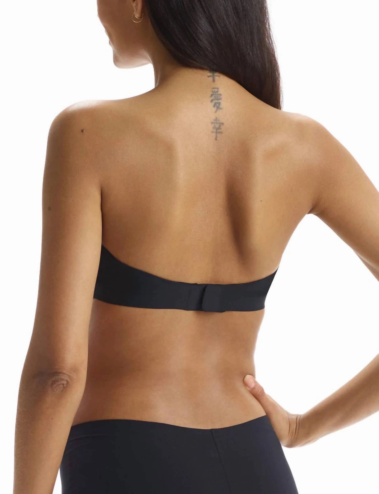 Butter Soft Support Strapless Bralette In Black