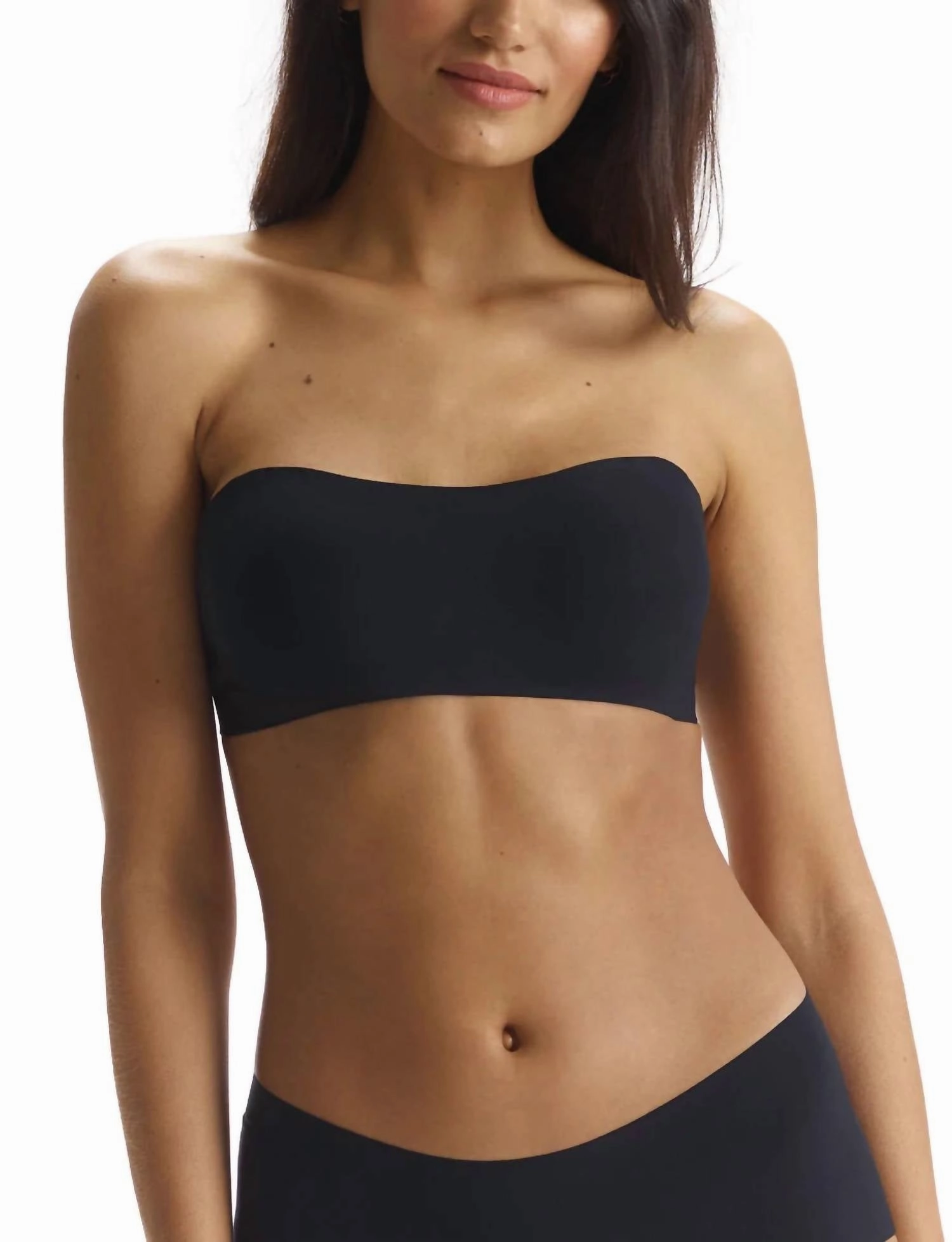 Butter Soft Support Strapless Bralette In Black