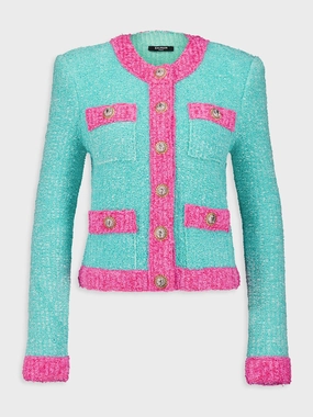 Buttoned Knit Jacket Knitwear Womens - women's knitwear cheap
