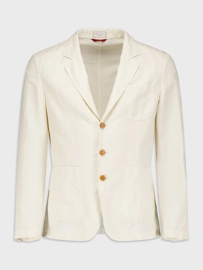 Buttoned Linen Jacket Suits Mens - men's suits outlet